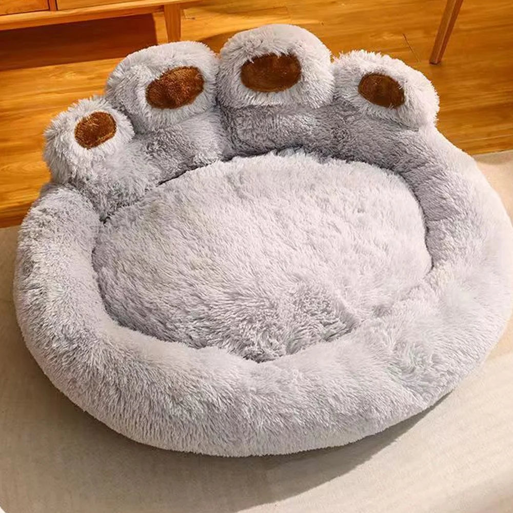 NONECN Fluffy Dog Bed Sofa Kennel Mat Plush For Pets
