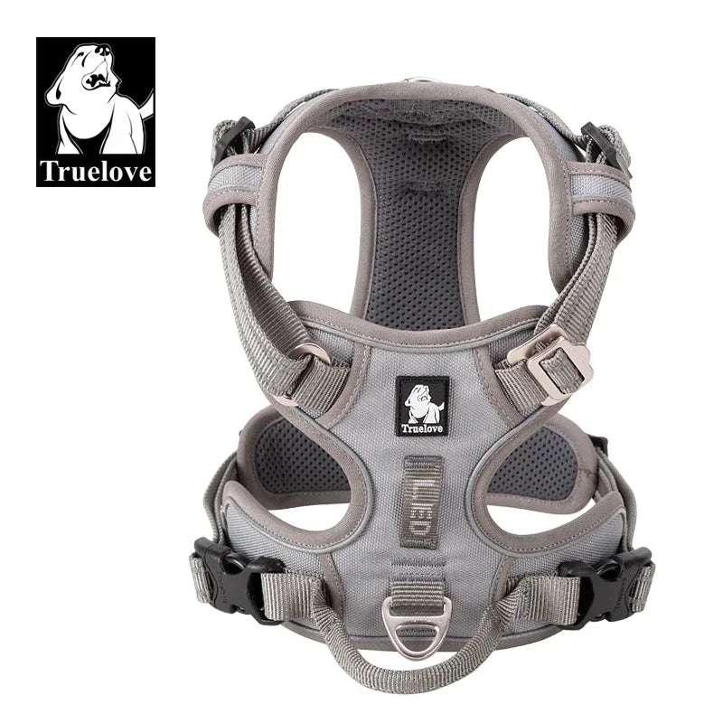 TRUELOVEB Explosion-Proof Dog Harness Camouflage Reflective Nylon