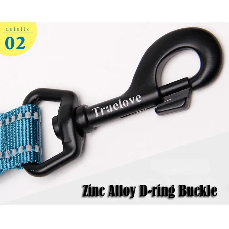 Soft Dog Pet Leash in Harness and Collar Reflective Nylon Cat Mesh Walking Training 11 Color Length 110cm TLL2111