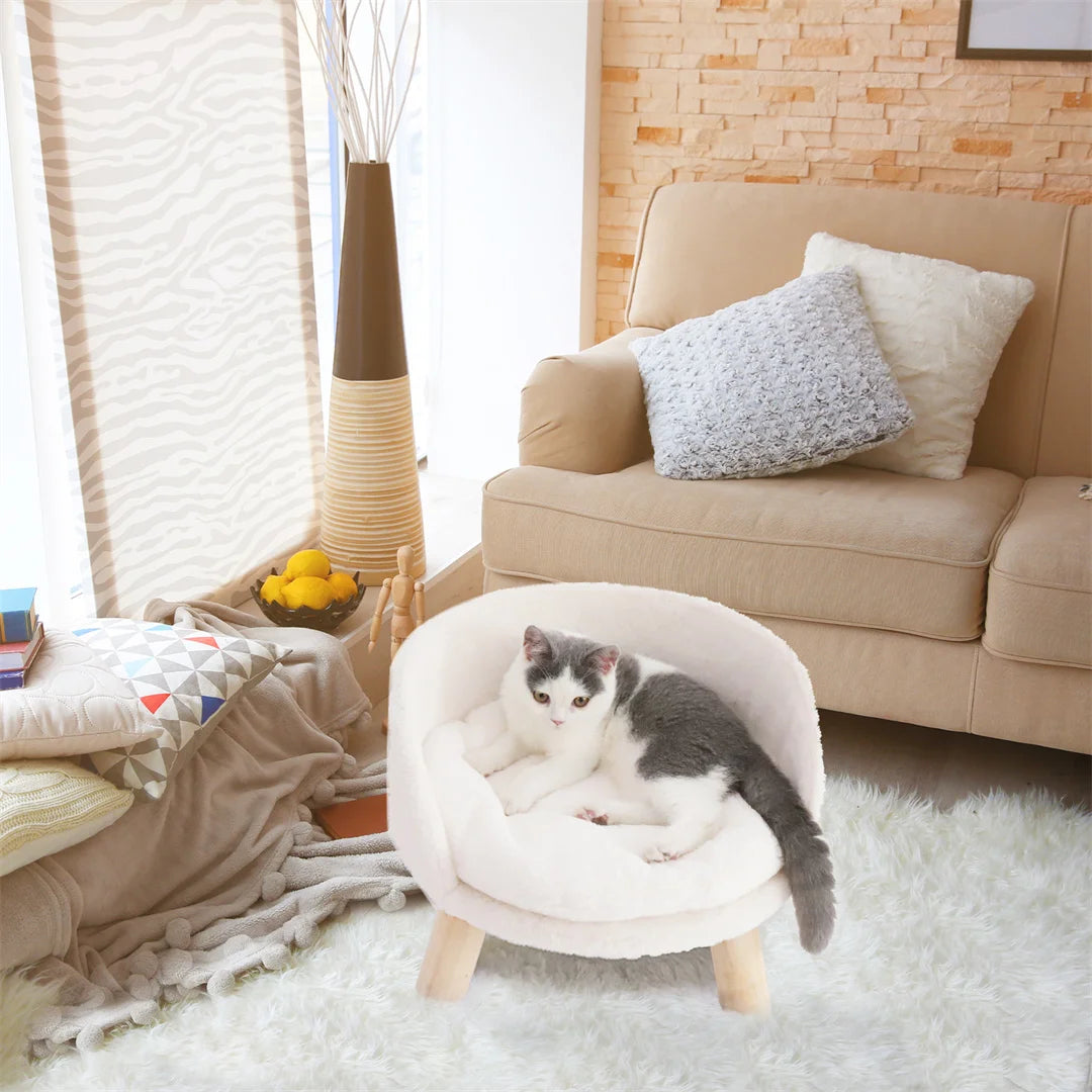 Guangdong UltraLuxurious Plush Cat Bed Nesting Chair Featuring Waterproof Cushioning