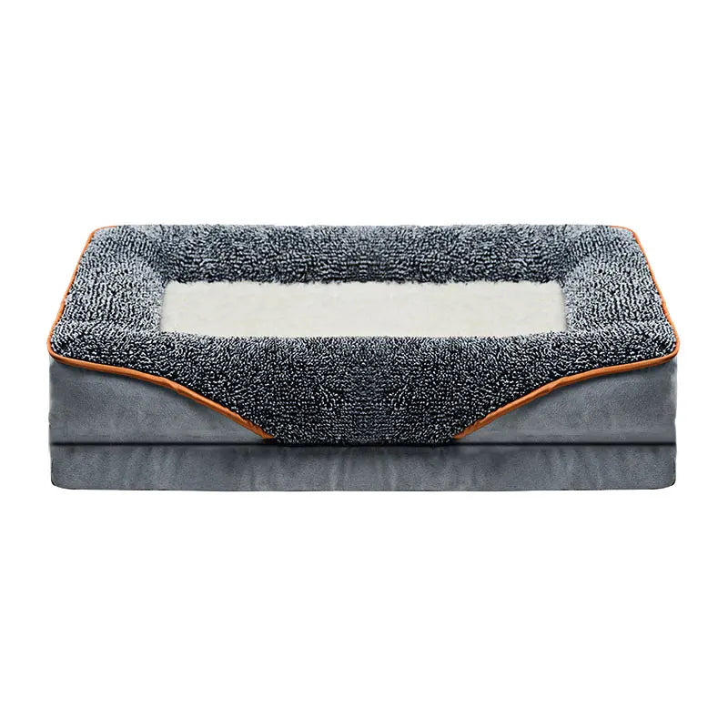 Oversized Removable Washable Dog Bed With Raised Edges