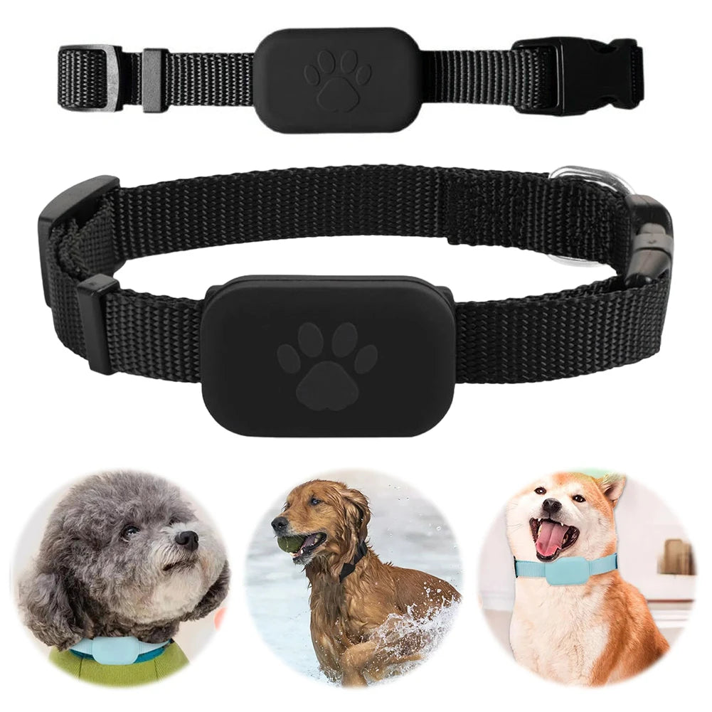 APWIKOGER Pet GPS Tracker With Adjustable Collar For Dogs And Cats Smart Pet Locator