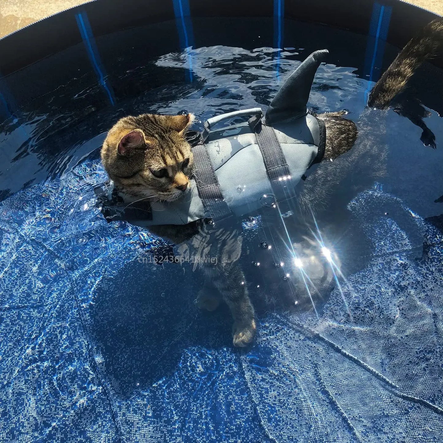 Dog Life Jacket With Enhanced Buoyancy And Handle