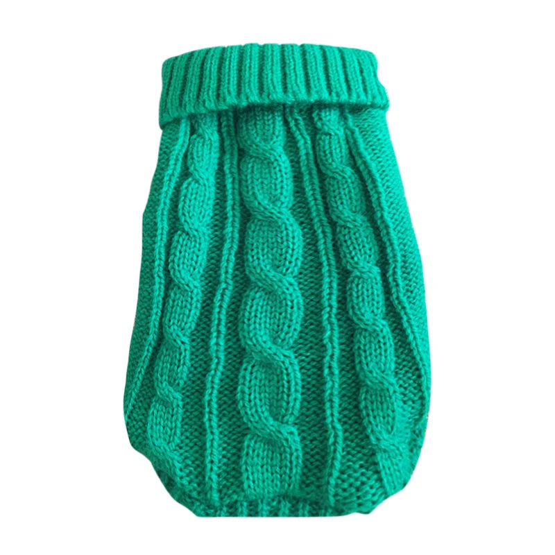 Cozy Winter Knitted Dog and Cat Sweater Coat