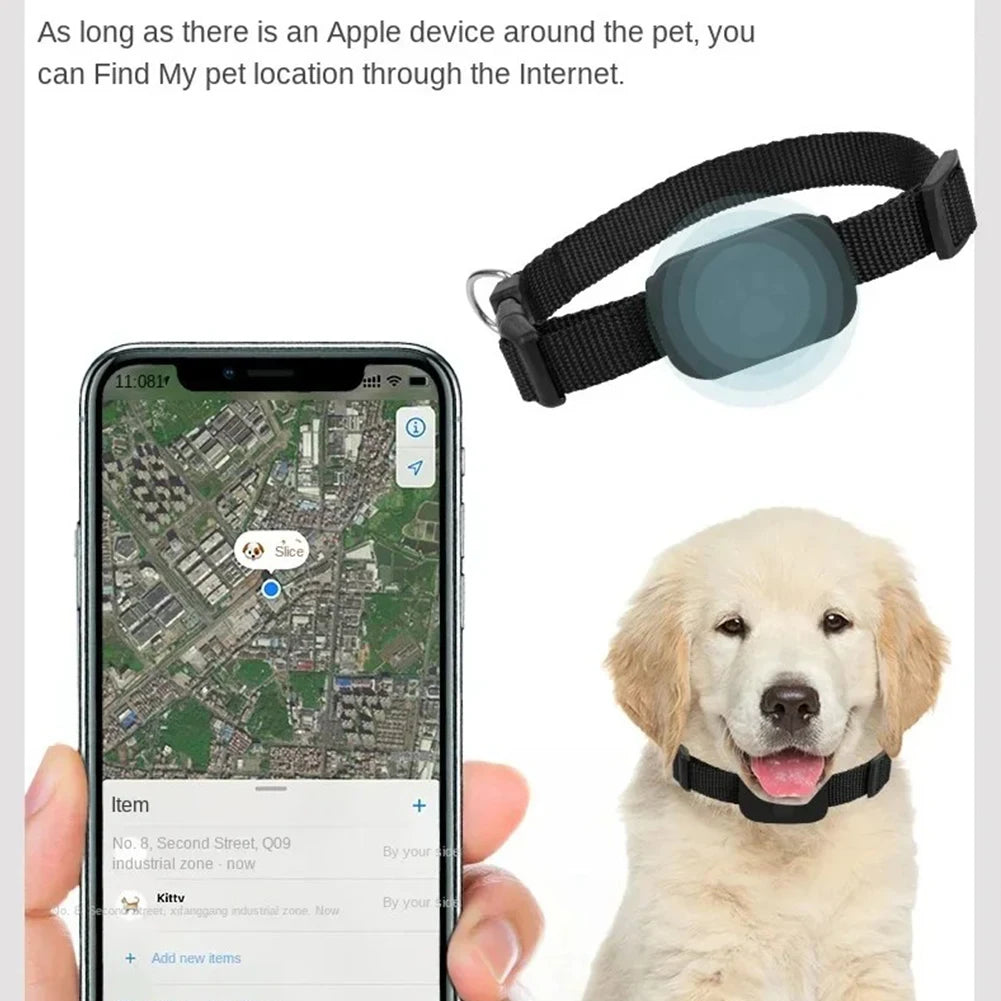 APWIKOGER Pet GPS Tracker With Adjustable Collar For Dogs And Cats Smart Pet Locator