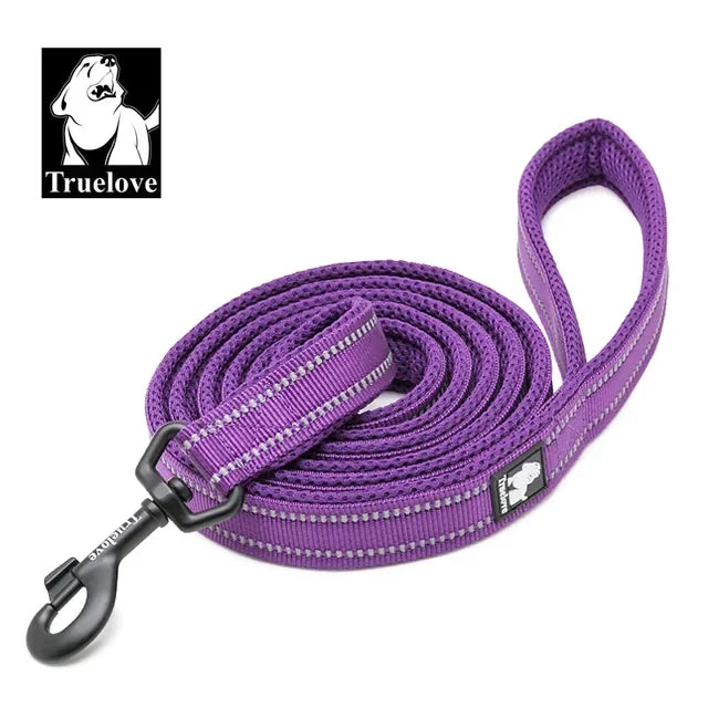 Soft Dog Pet Leash in Harness and Collar Reflective Nylon Cat Mesh Walking Training 11 Color Length 110cm TLL2111