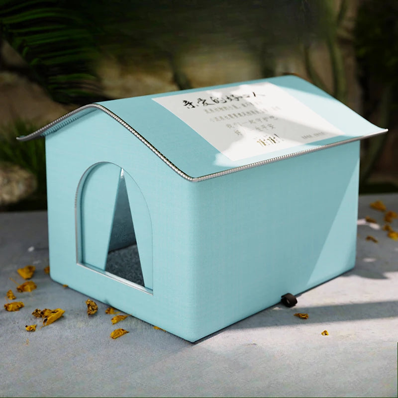 Outdoor Waterproof Pet Cave Bed For Small Dogs And Cats