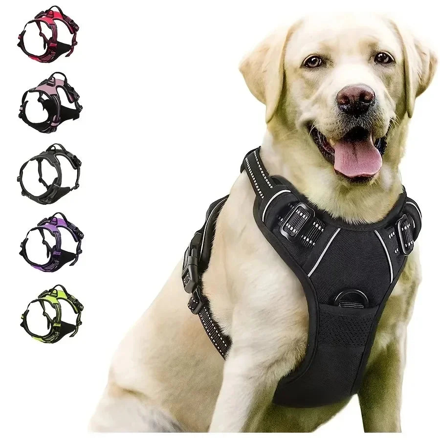 BeiYu Pet Vest Harness For Dogs And Puppy Accessories Set