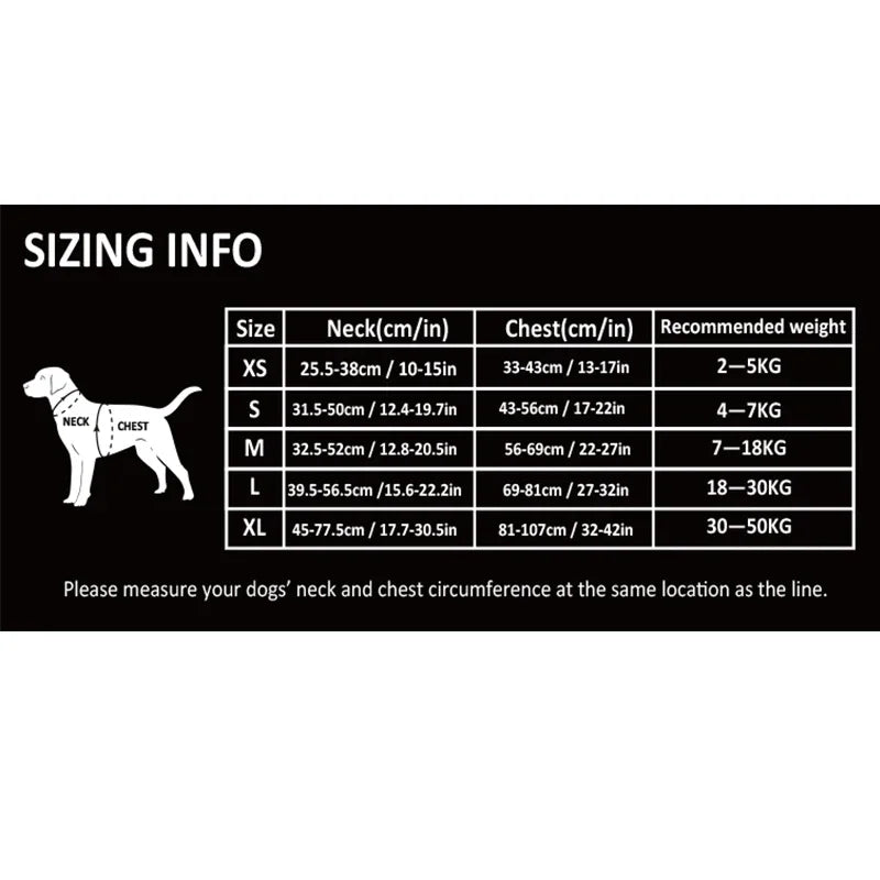 TRUELOVEB Explosion-Proof Dog Harness Camouflage Reflective Nylon