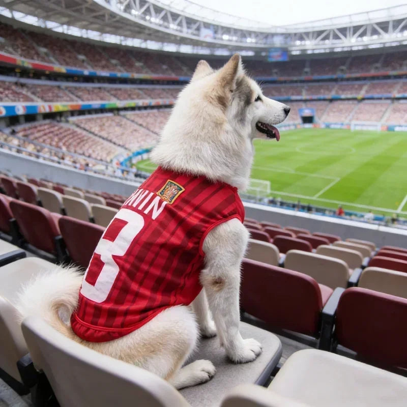 Hot New Soccer Cat Dog Football Breathable Mesh Jersey Dog Jersey Thin Cool Summer Pet Clothes T Shirt Puppy Soft Quick Dry Vest