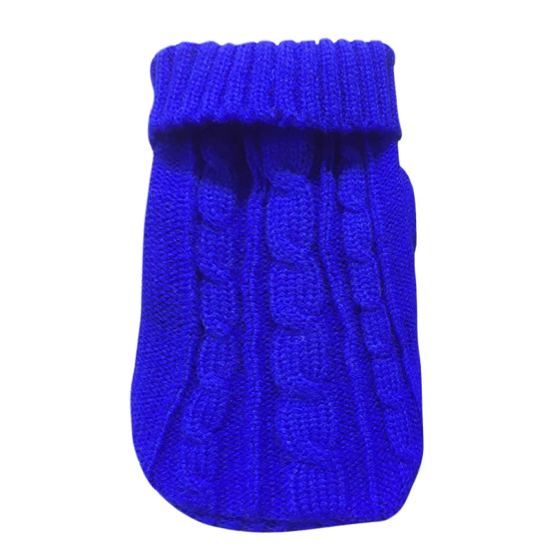 Cozy Winter Knitted Dog and Cat Sweater Coat