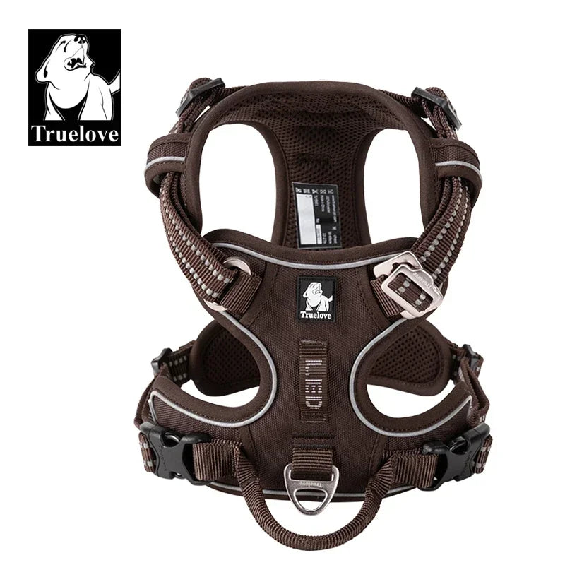 TRUELOVEB Explosion-Proof Dog Harness Camouflage Reflective Nylon