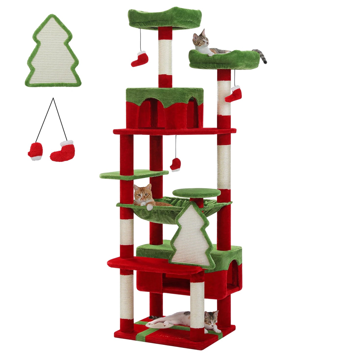 PAWZ Road Cat Tree And Tower For Indoor Cats Hammock