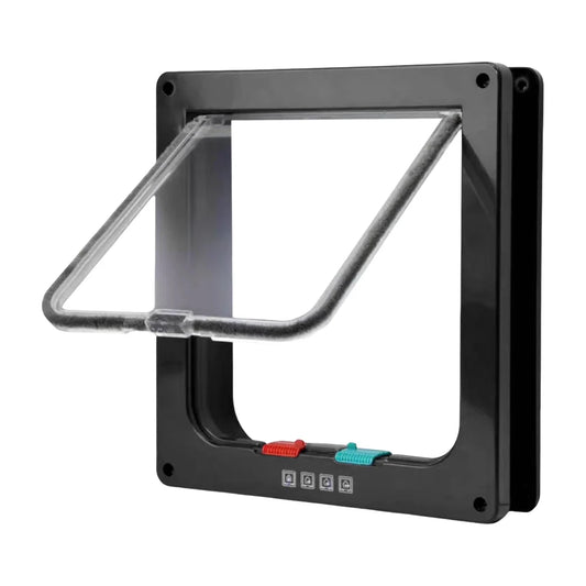 Shunmaii Cat Flap Door 4 Way Security Lock