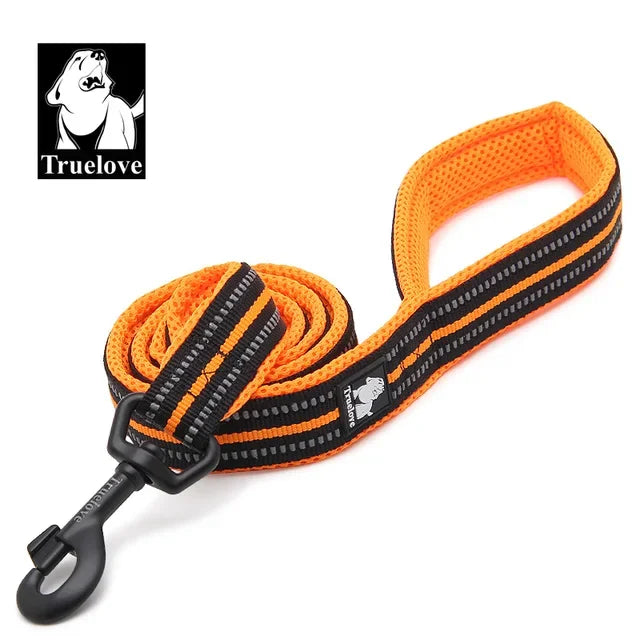 Soft Dog Pet Leash in Harness and Collar Reflective Nylon Cat Mesh Walking Training 11 Color Length 110cm TLL2111