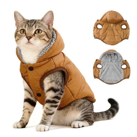 Holapet Warm Cats Hoodie Coat For Pets