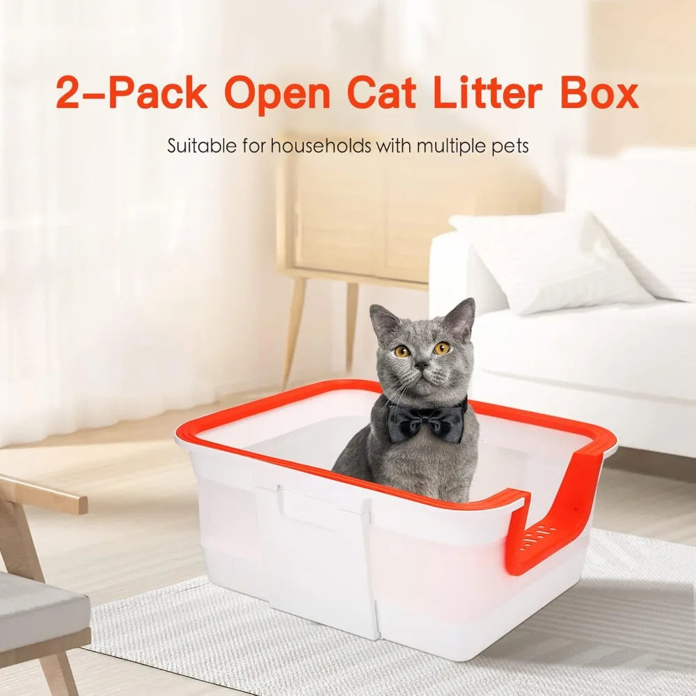 LilMonster Portable Foldable Cat Litter Box For Travel
