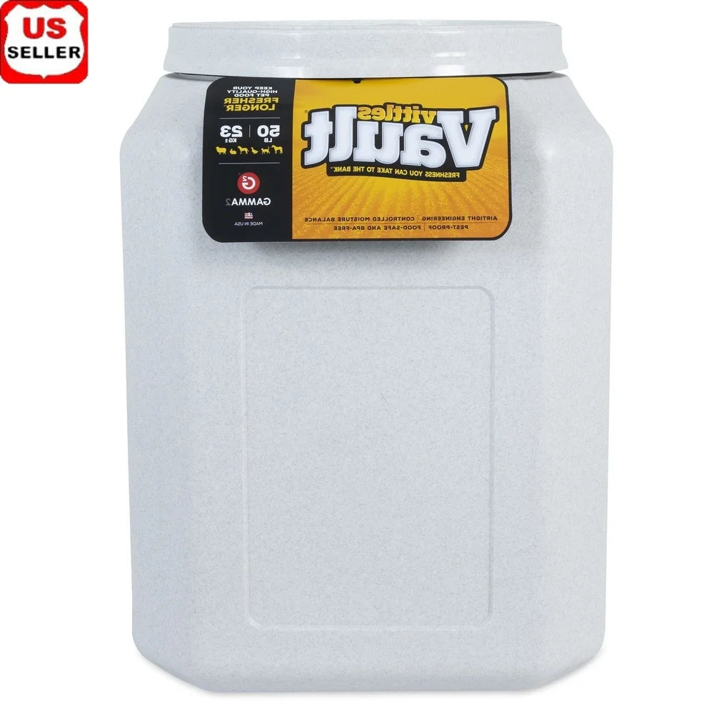 XMSJ Airtight Pet Food Storage Container IndustrialStrength MoistureControl 50lb Capacity
