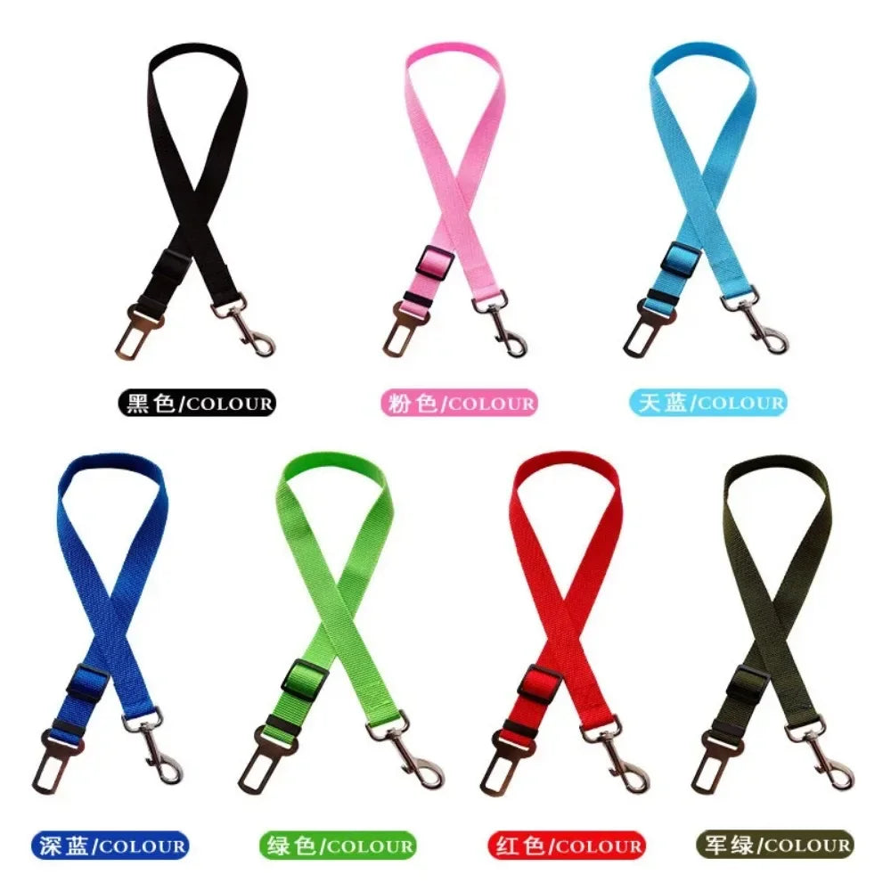 YTYINCN Adjustable Dog Car Seat Belt Harness With Quick Release Clip For Pet Safety