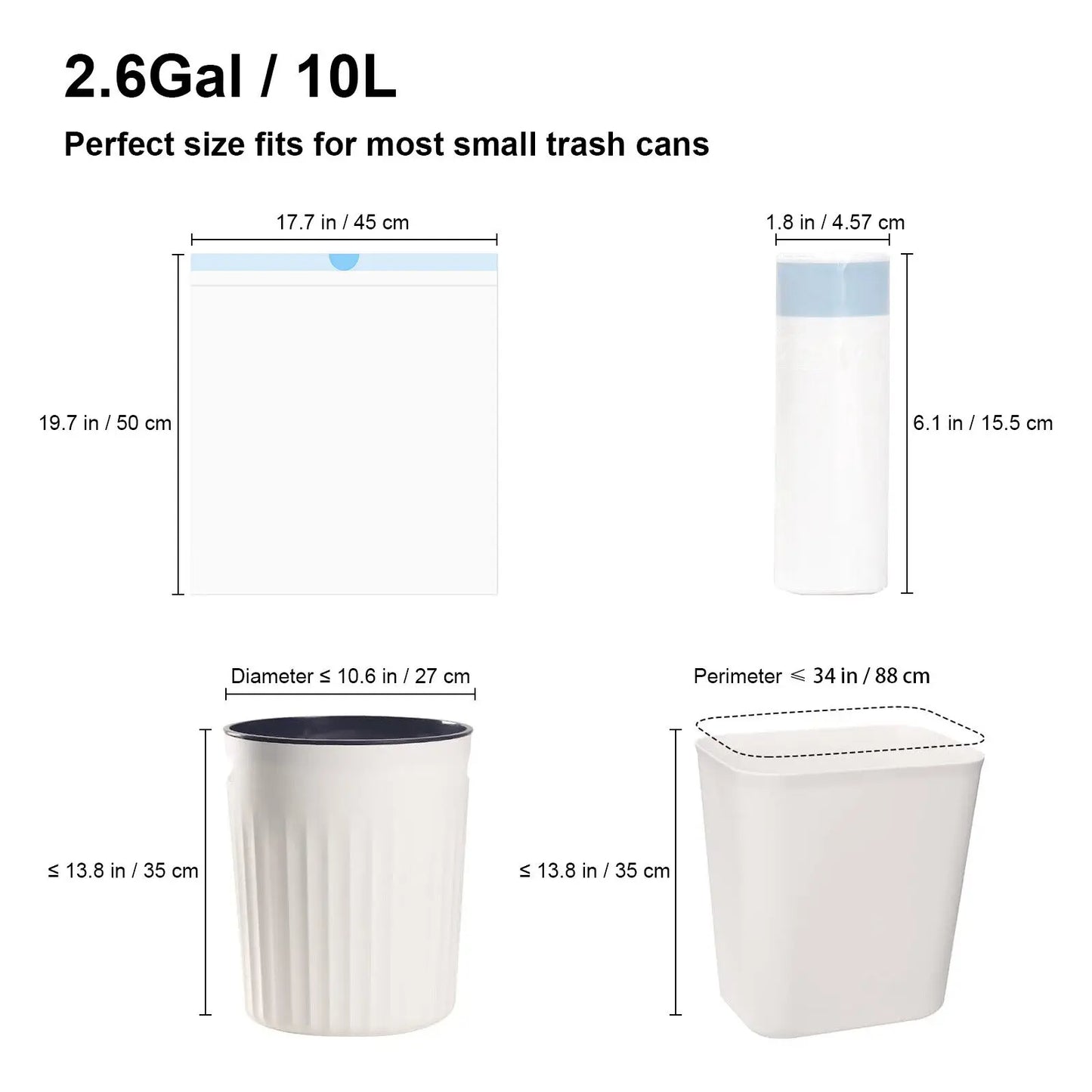 DOEL Self Cleaning Cat Litter Box Liners Poop Bags