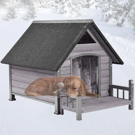 Dog House Outdoor - Weatherproof Anti-Chewing Iron Frame Kennel for Large Breed Dogs | Customized