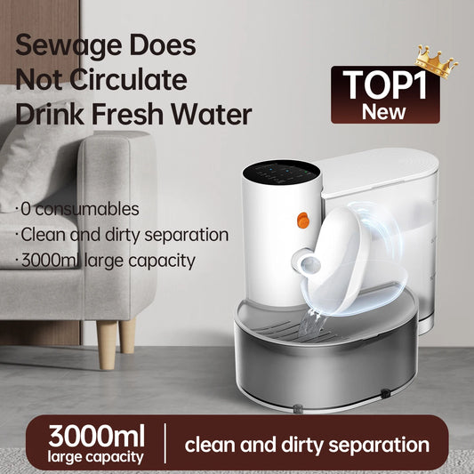 Hign-concerned Smart Pet Water Dispenser Cat Dog Self-Cleaning Automatic Fountain