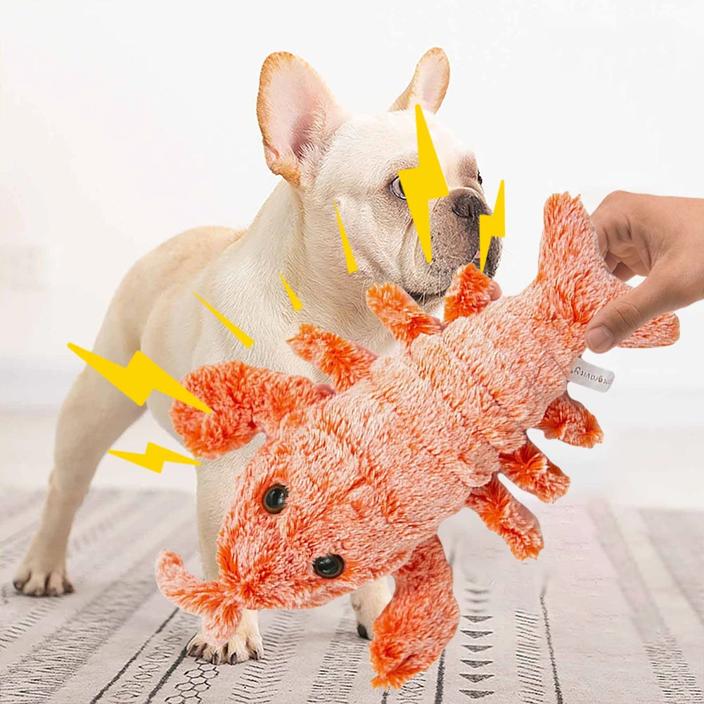 Shunmaii Floppy Lobster Multisensory Interactive Canine Toy With Realistic Teething