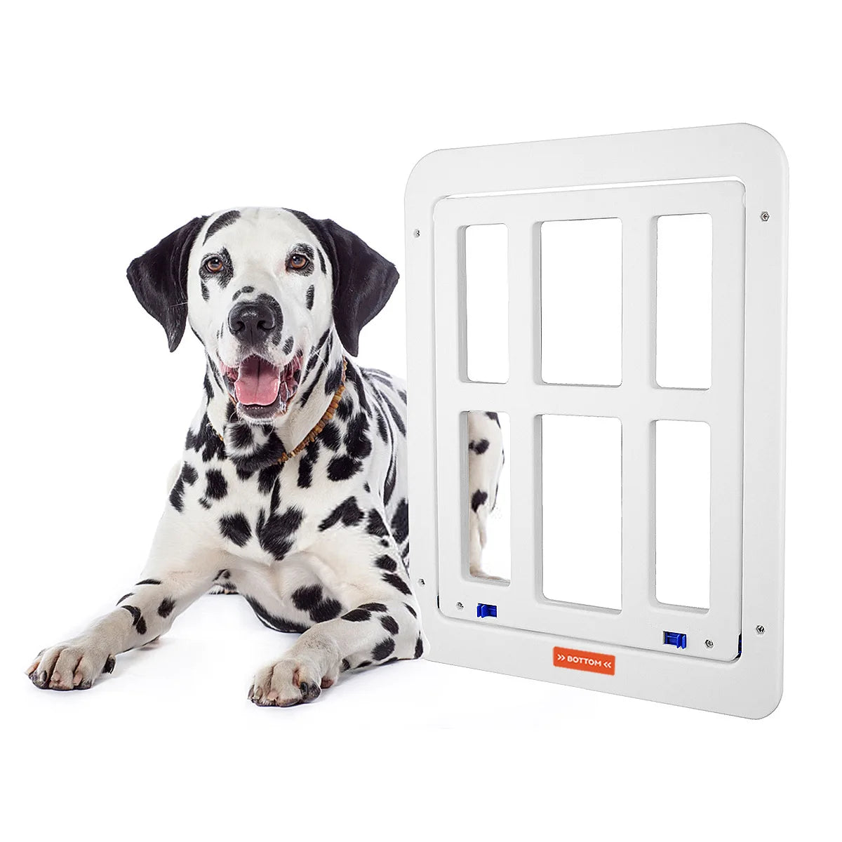 ATUBAN Dog Screen Door Automatic Magnet Close Lockable Durable ABS