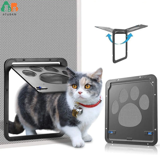 ATUBAN Magnetic Pet Screen Door For Cats And Small Dogs