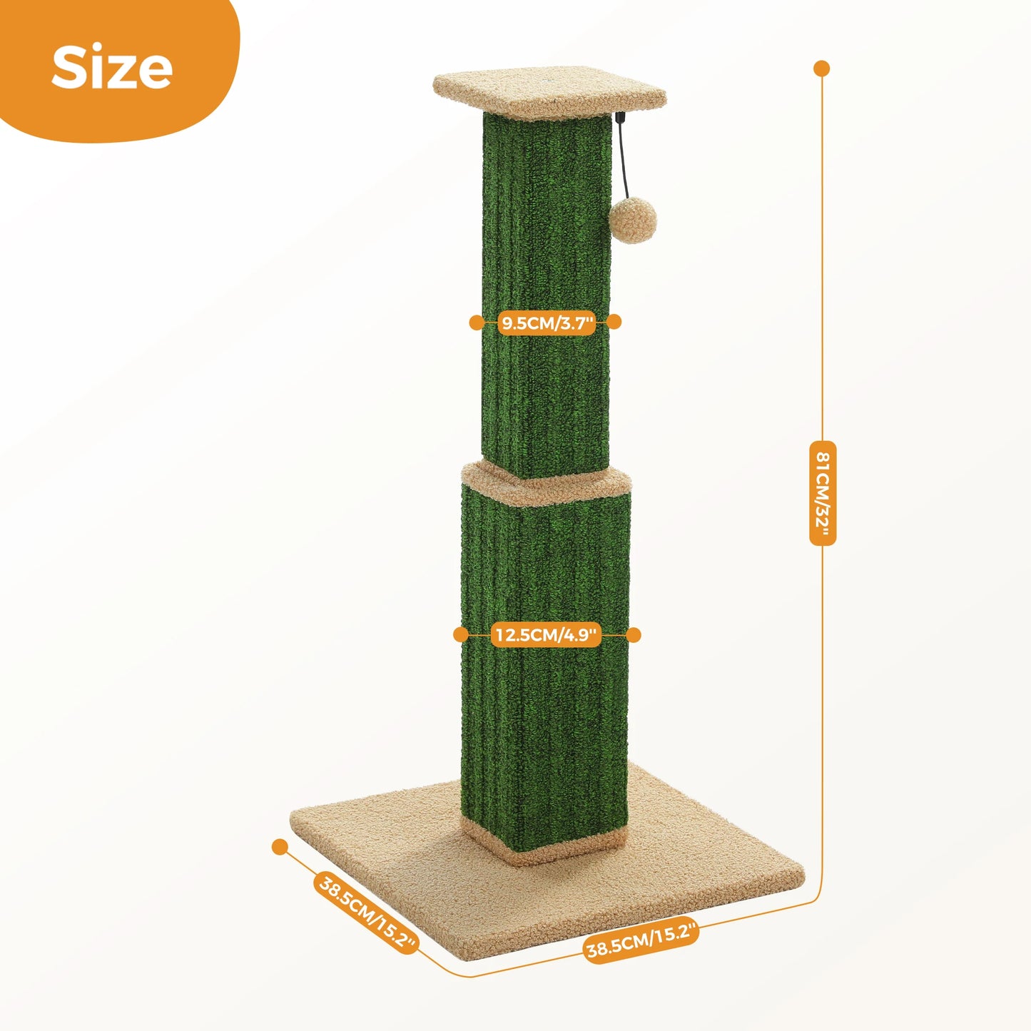 PAWZ Road Cat Scratching Post Indoor Durable Sisal