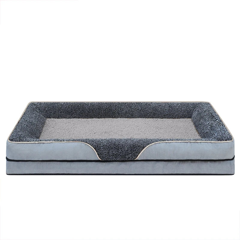 Oversized Removable Washable Dog Bed With Raised Edges