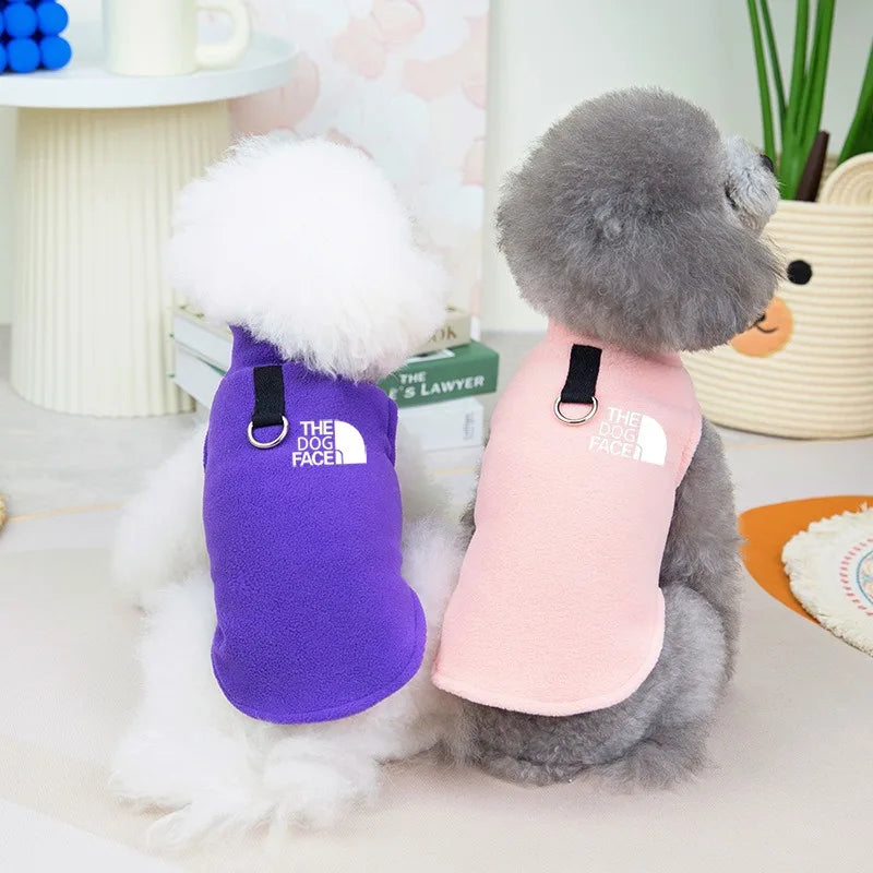 Sichuan CN Fleece Dog Sweater Coat For Small Breeds