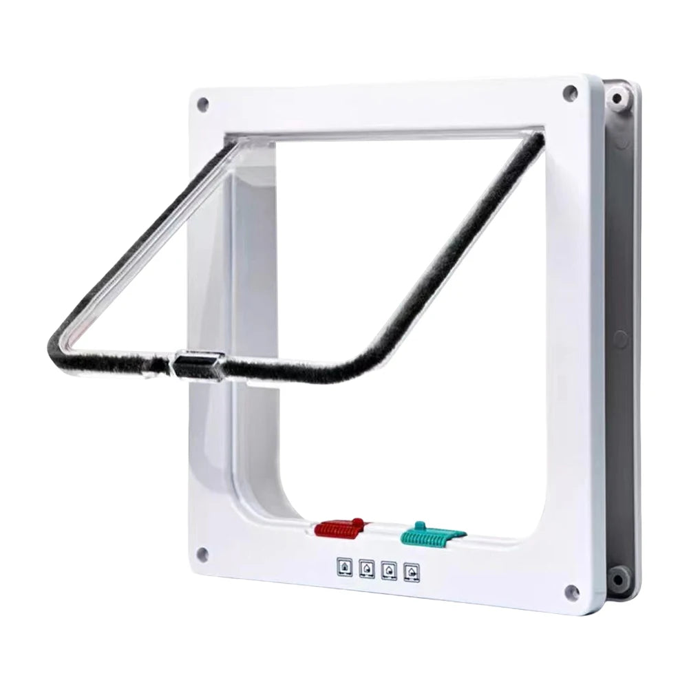 Puppy Kitten Safety Pet Door With 4 Way Security Lock