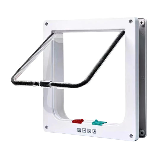 Puppy Kitten Safety Pet Door With 4 Way Security Lock