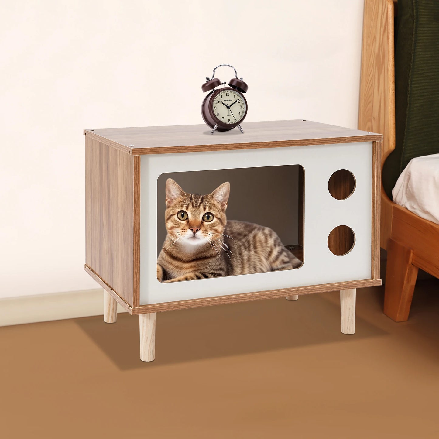 Sichuan TV Shaped Wear Resistant Cat Bed Indoor Shelter