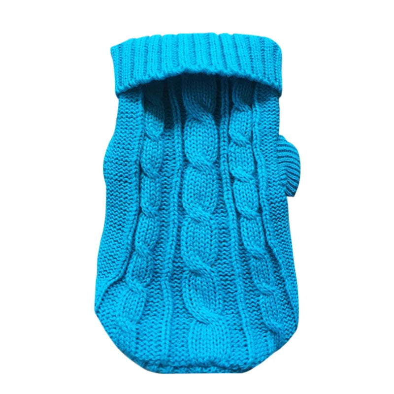 Cozy Winter Knitted Dog and Cat Sweater Coat