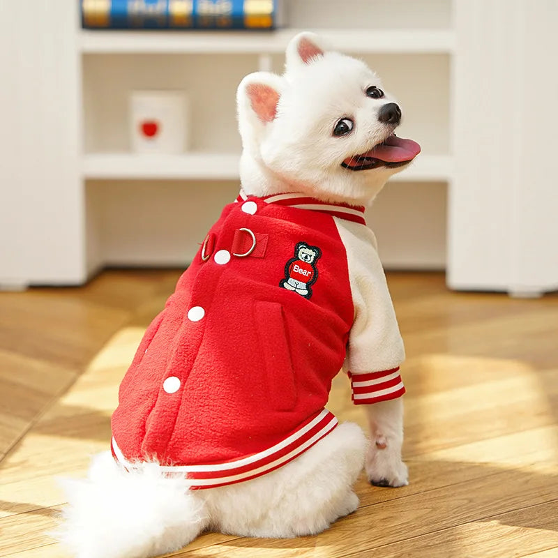 Puppy Coat With D Ring Outdoor Jacket For Dogs