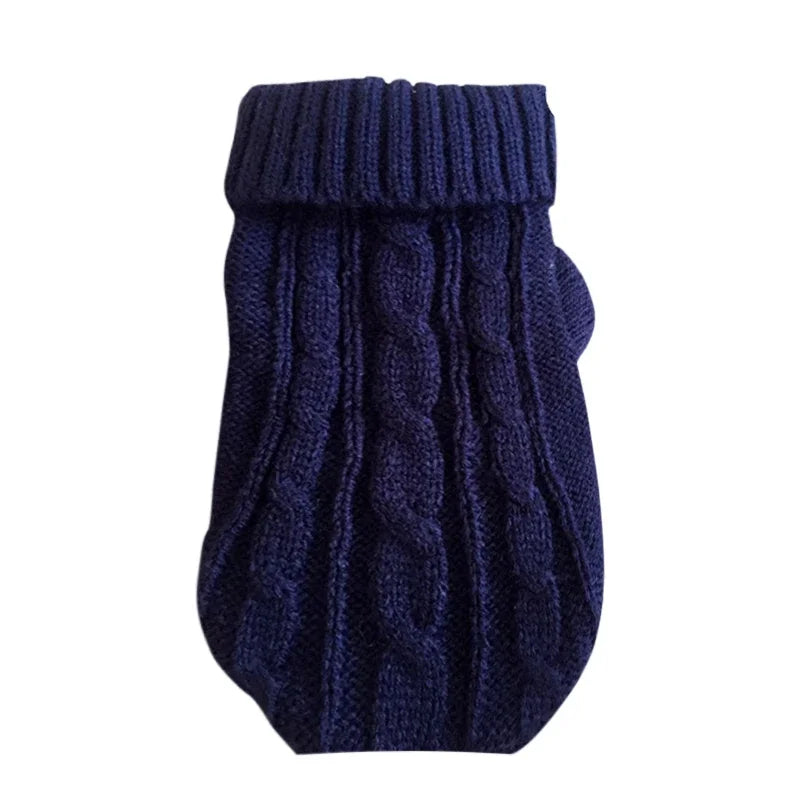 Cozy Winter Knitted Dog and Cat Sweater Coat