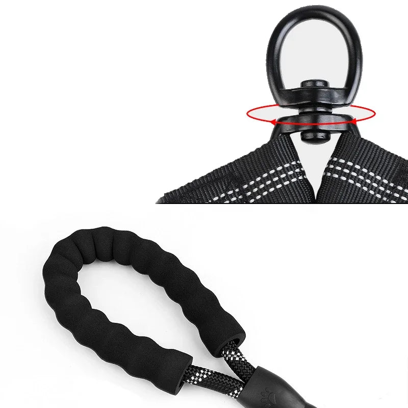 YTYINCN Double Dog Leash Coupler Elastic Nylon Leads