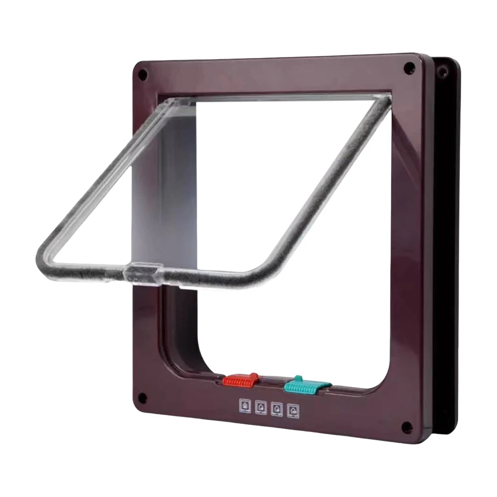 Puppy Kitten Safety Pet Door With 4 Way Security Lock