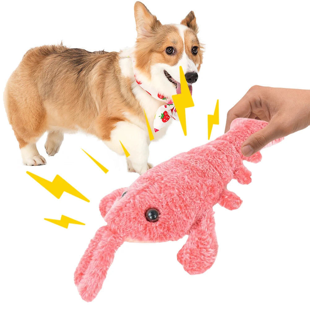 Shunmaii UltraInteractiveMotion Jumping Dog Plush Toy For Medium Breeds Teething