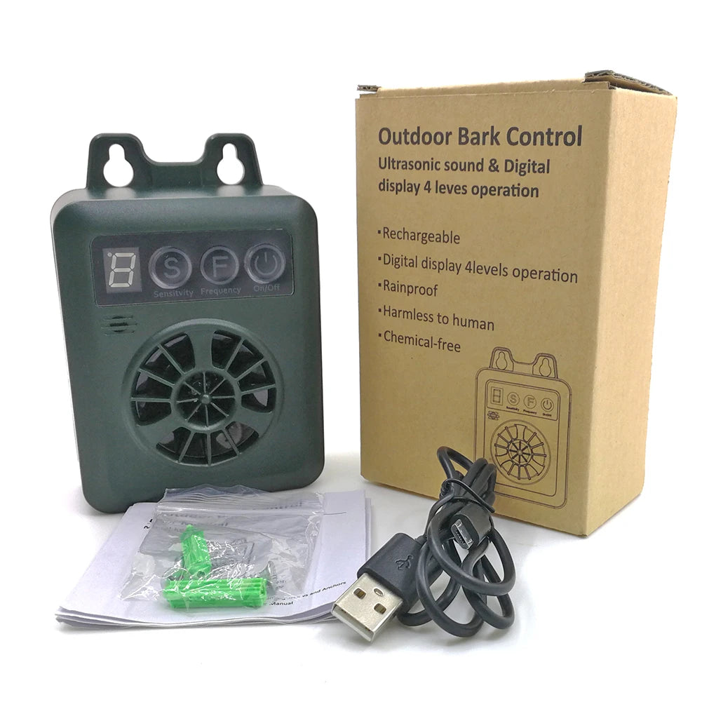 VAKIND Rechargeable Ultrasonic Bark Deterrent For Dogs