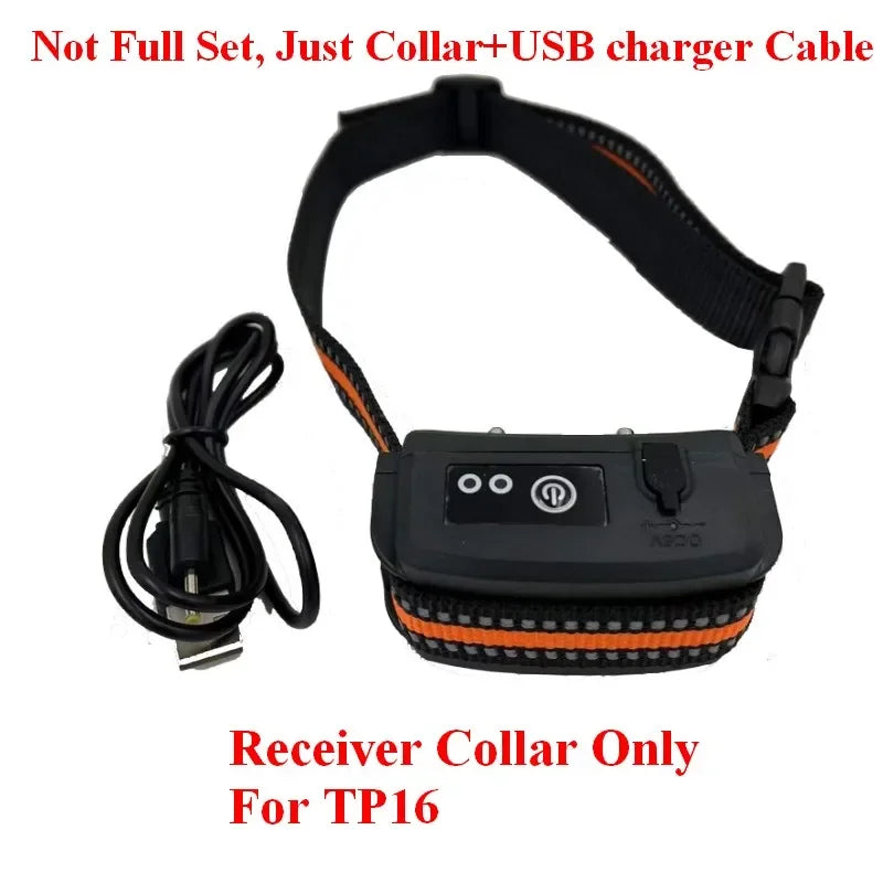 TP16 Dog Electric Fence Rechargeable Waterproof 6 Level Training Collar