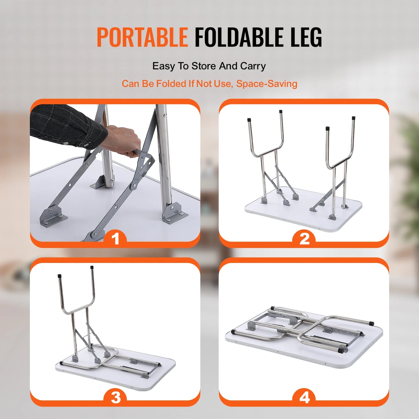 SucceBuy Pet Grooming Table Two Arms w/ Clamp Dog Grooming Station Foldable Pets Stand for Medium Small Dogs with Grooming Loop