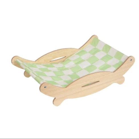 Guangdong Wooden Cat Lounge Chair Kitten Hammock Lounger Indoor Outdoor Pet Sofa Bed