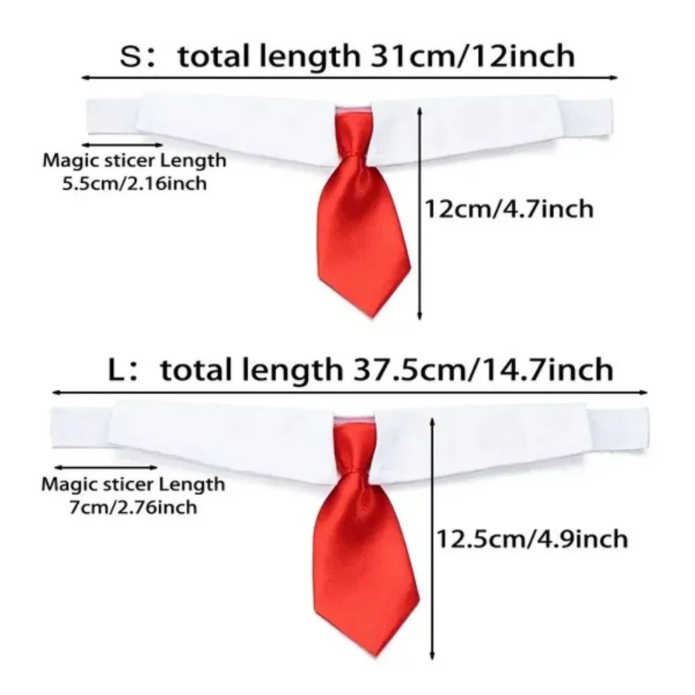Pet Puppy  Bow Tie Necktie,  Adjustable Pet Neck Tie Costume Formal Dog Collar for Small Dogs and Cats Puppy Ties