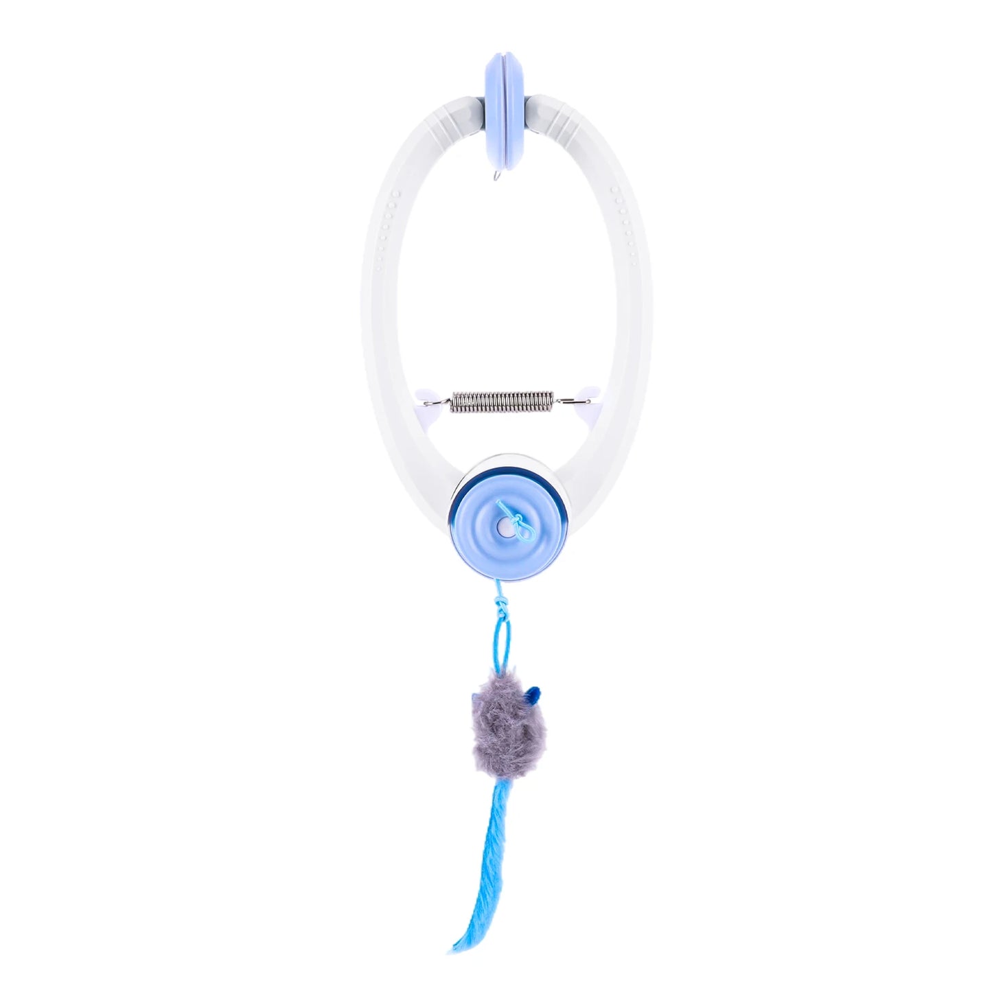 NONEDoor Door Hanging Automatic Retractable Kitten Teaser With Catnip Mice